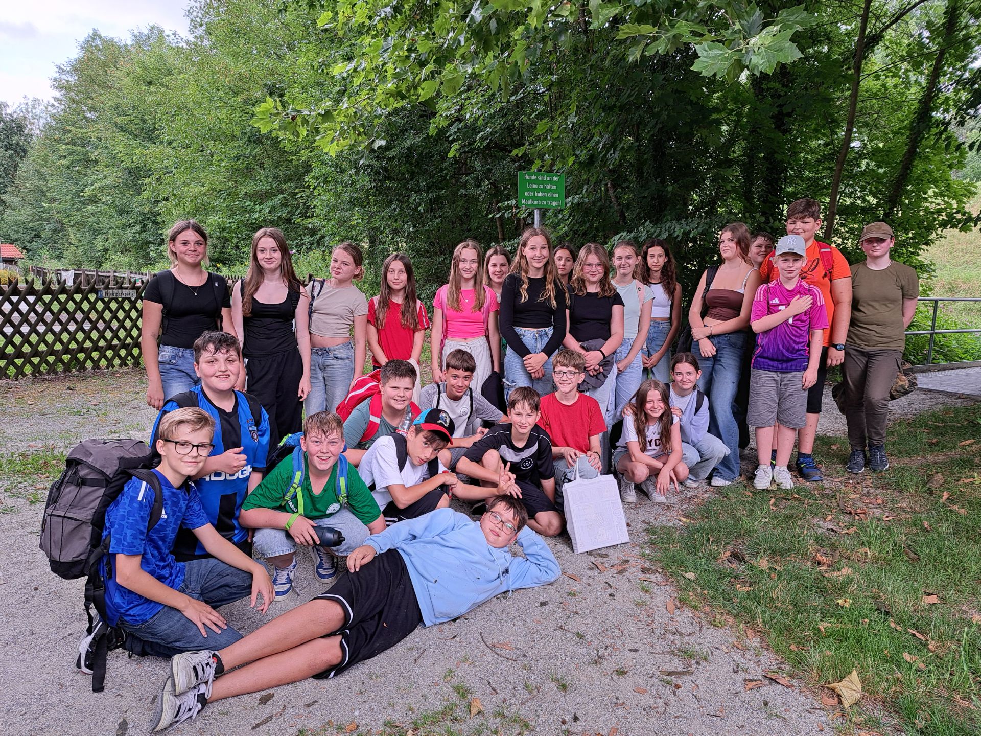 Sechstklässler besuchen Motorikpark in Braunau 