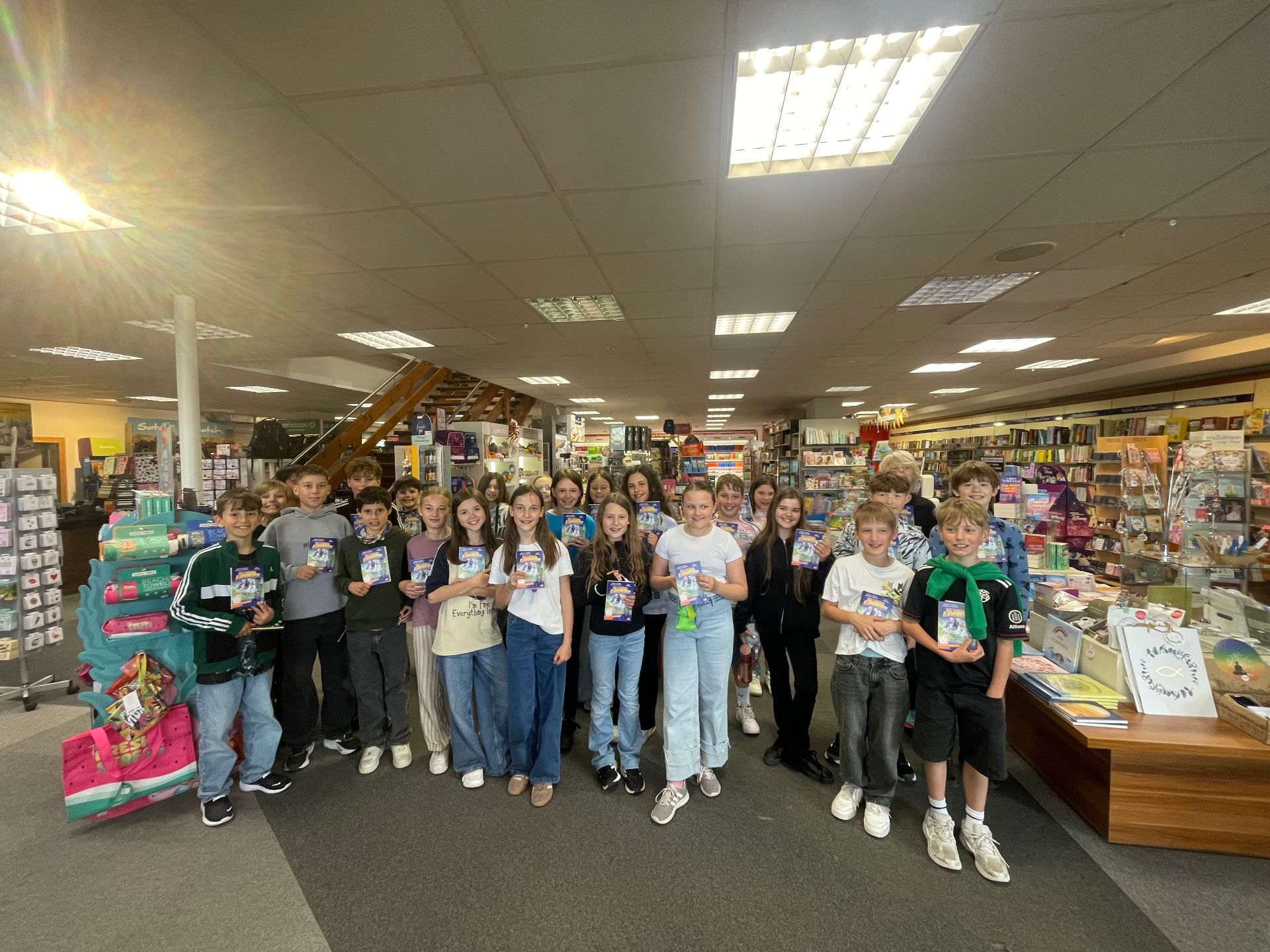 Besuch der Buchhandlung Schlattl am Welttag des Buches 